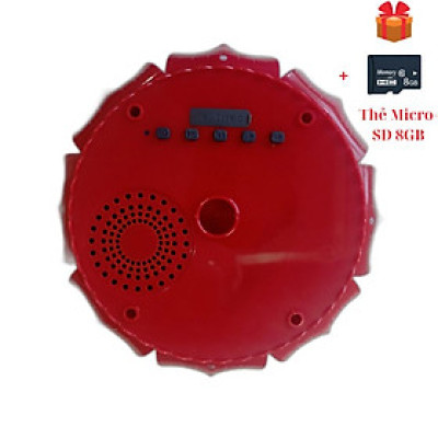 [FreeShip+Tặng thẻ 8GB]Máy niệm Phật Năng lượng mặt trời hình hoa sen, có sẵn 20 bài/hỗ trợ thẻ nhớ