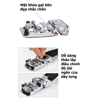 Mô tả sản phẩm Mặt Khóa Thắt Lưng Nam Cao Cấp,Mặt Thắt Lưng Nam Khóa Tự Động 203861