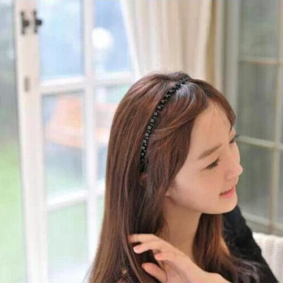 Bờm cài tóc nam - nữ màu đen lò xo bằng sắt siêu bền BN38