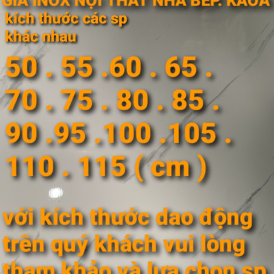 giá gầm bếp , kệ để đồ nhà bếp inox 304 .kt 100 x 50 cm ( giá 1sp)