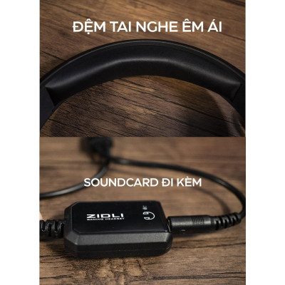 Tai nghe Gaming Zcore 7.1 USB - Immersive - Zidli FH18U