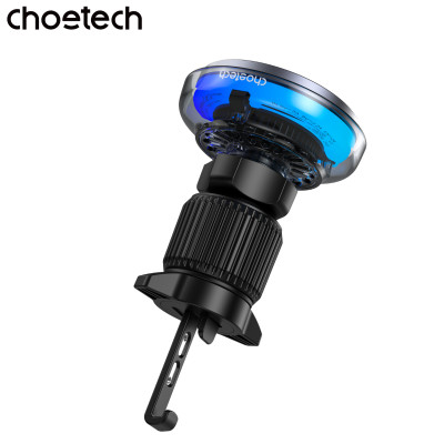 Giá đỡ điện thoại Magnetic 15W Choetech T233-F chuẩn Qi2 với đèn LED đổi màu - Hàng chính hãng