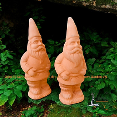 Tượng Gốm Đất Nung Hình Ông Già Noel 5x15cm