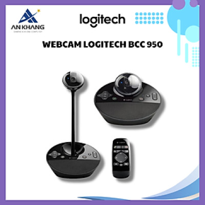 Webcam Logitech BCC 950 - Hàng Chính Hãng - Bảo Hành 24 Tháng