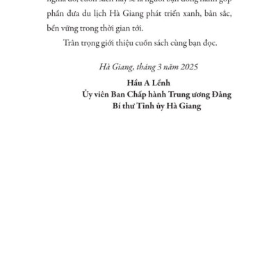 Hà Giang miền đá nở hoa - bản in 2025