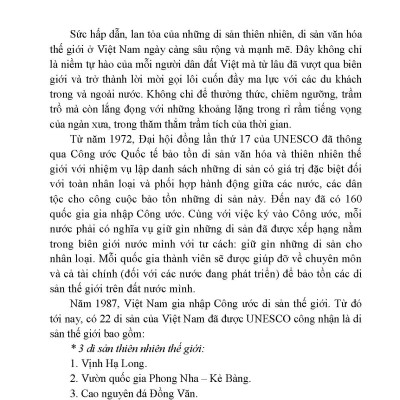 Việt Nam Với Những Di Sản Thế Giới (Tái bản)