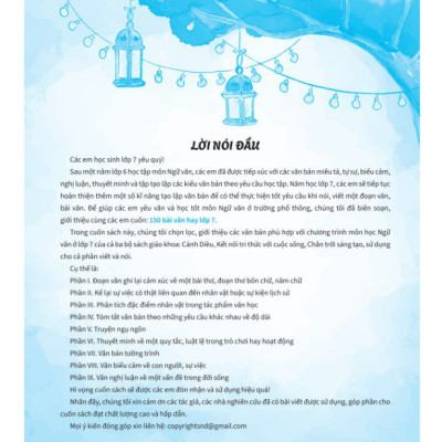 Sách - 150 Bài Văn Hay Lớp 7 (Biên soạn theo chương trình GDPT mới)