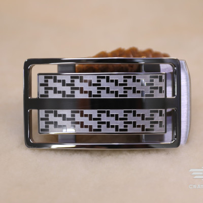 Mặt Khóa Thắt Lưng Cao Cấp - Đầu Khóa Dây Nịt CRATHERF CT009WB -Mặt Khóa Inox 316 Nguyên Khối