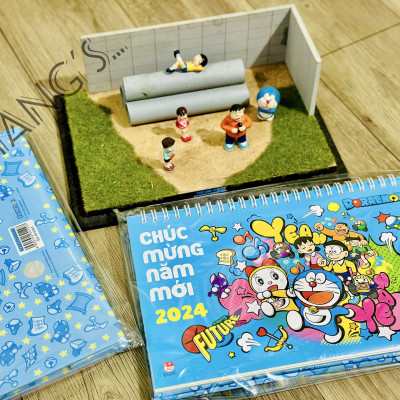 Lịch Bàn Doraemon 2024 - 2025 chính hãng Kim Đồng (Chang Book)