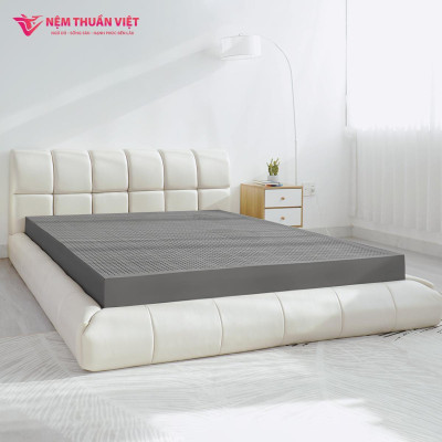 Nệm Cao Su Hoạt Tính Titan Grey - Êm ái, kháng khuẩn - Bảo hành 15 năm