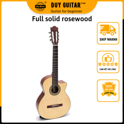 Đàn guitar classic Hồng đào solid DC250J Duy Guitar Store dòng ghitar âm thanh ấm áp cổ điển