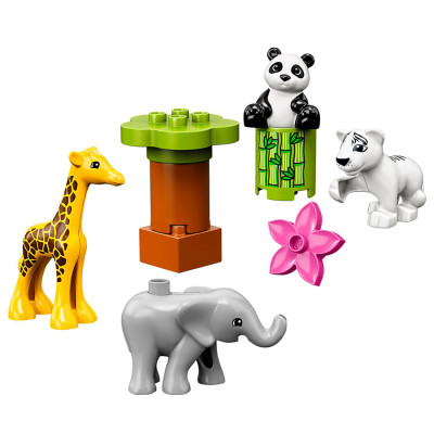 Đồ chơi lắp ráp: Bộ 4 Thú Cưng Hoang Dã của Bé - LEGO DUPLO 10904 ( 9 Chi tiết)