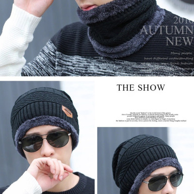 Mũ Len Kèm Khăn Cổ Mũ Len Khăn Chui Đầu Kiểu Dáng Hàn Quốc
