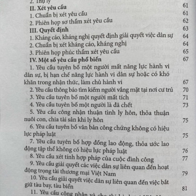 Giải quyết vụ việc dân sự