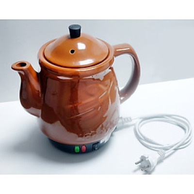 Ấm sắc thuốc Trường An TA 37 Nâu - Siêu thuốc - Siêu điện - Ấm sắc thuốc bằng điện - Dụng cụ nấu thuốc -Hàng Việt Nam chính hãng