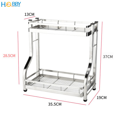 Kệ đựng gia vị 2 tầng Inox 304 HOBBY Home Decor GV2T