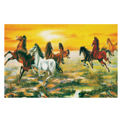 Tranh xếp Hình Tia Sáng  Mã Đáo Thành Công (925 Mảnh Ghép)