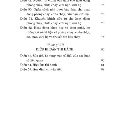 Luật phòng cháy, chữa cháy và cứu nạn, cứu hộ năm 2024 - bản in 2025