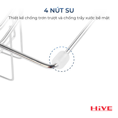 Rổ đựng dụng cụ rửa chén gác bồn HiVE small rack inox Cao Cấp