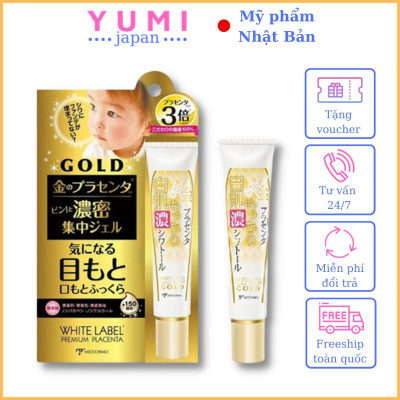 [DƯỠNG TRẮNG TOÀN DIỆN] Combo Bộ Sản Phẩm Dưỡng Da Cao Cấp Nhau Thai Nhật Bản MICCOSMO White Label Gold (Nước Hoa Hồng, Gel Tẩy Trang, Kem Dưỡng, Kem Mắt - CB09)