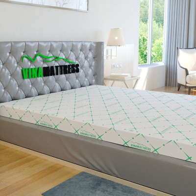 Nệm cao su Vinamattress mặt lổ vài thun xuyên kim 