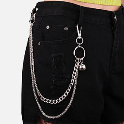 Dây chuyền thắt lưng nữ denim cá tính