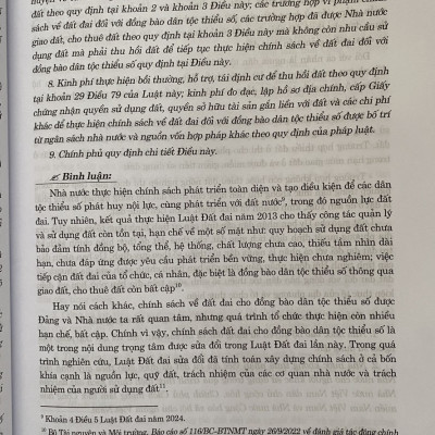 Bình Luận Khoa Học Luật Đất Đai Năm 2024