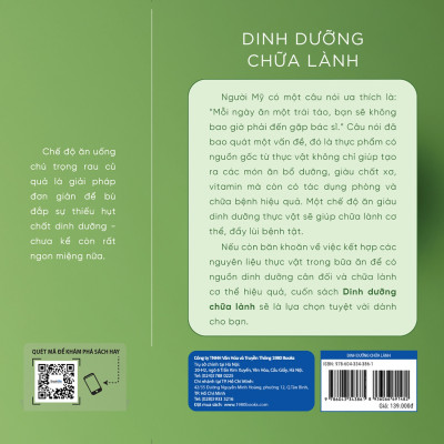 Sách - Dinh Dưỡng Chữa Lành - Booklife