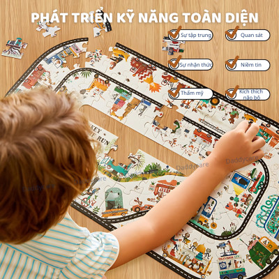 Đồ Chơi Ghép Hình Mideer Vali Gift Box Puzzle, Đồ Chơi Trẻ Em Thông Minh Nhiều Chủ Đề