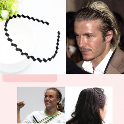 Bờm cài tóc nam - nữ màu đen lò xo bằng sắt siêu bền BN38