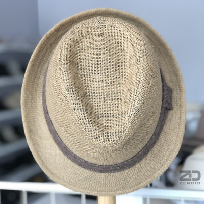 Mũ Phớt Cói Nam, Nón Rơm Đi Biển Vành Nhỏ Cao Cấp MP048