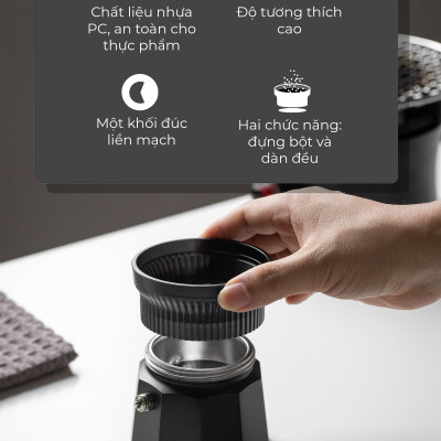 OCD san phẳng cà phê cho bình moka CAFE DE KONA