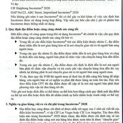 Luật Hải Quan - Hướng Dẫn Sử Dụng Incoterms Và Quy Trình Kiểm Tra, Giám Sát Hải Quan