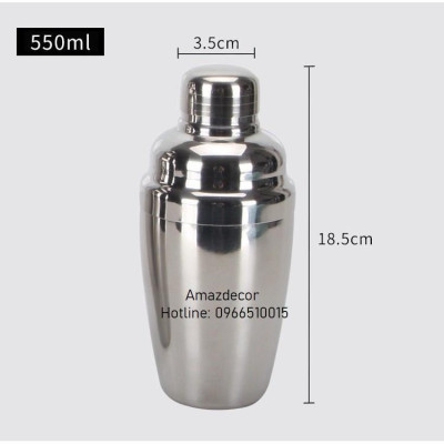 Bình Lắc Inox Dày 350cc / 550 cc 750cc - Pha Chế Cocktail , Trà Sữa