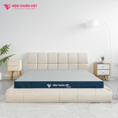 Nệm Cao Su Hoạt Tính Titan Grey - Êm ái, kháng khuẩn - Bảo hành 15 năm
