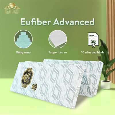 Nệm Cao Su Bông Kim Cương Eufiber Advanced