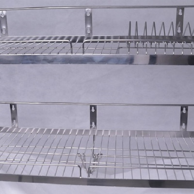 Kệ chén dĩa 2 tầng Inox SUS 304 Yamato (nhiều kích thước)