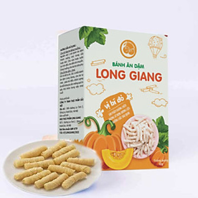 Bánh ăn dặm Long Giang -vị Bí Đỏ