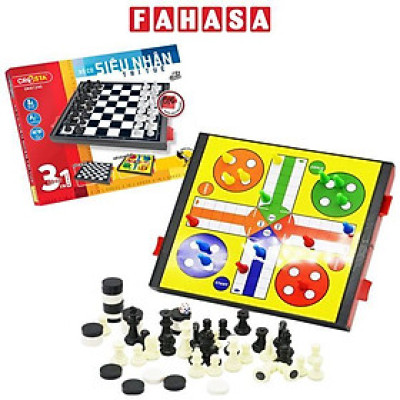 Bộ Cờ 3 Trong 1 - Siêu Nhân Trí Tuệ - Cresta DK81340