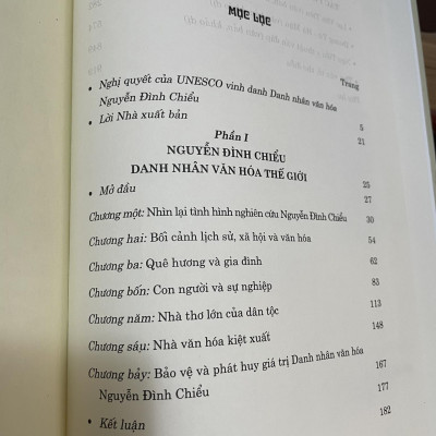 NGUYỄN ĐÌNH CHIỂU - DANH NHÂN VĂN HOÁ THẾ GIỚI (BÌA CỨNG)