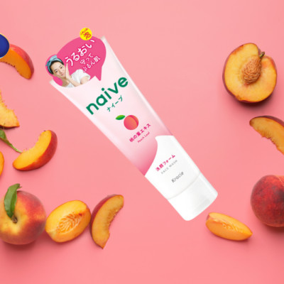 Sữa Rửa Mặt Sạch Sâu Chiết Xuất Lá Đào Kracie Naive Face Wash (Peach Leaf) - Tuýp 130G
