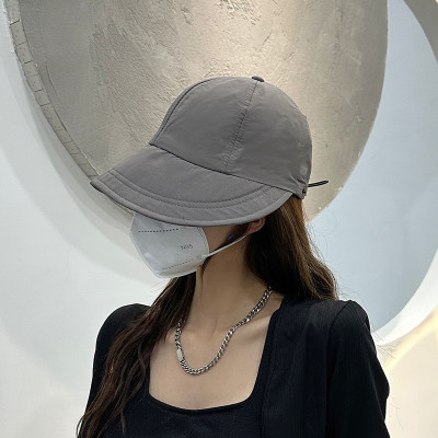 Mũ chống nắng nửa đầu  , mũ đi biển , du lịch có nút  đeo khẩu trang phong cách thời trang Hàn Quốc