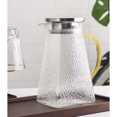 COMBO BỘ BÌNH CỐC THỦY TINH UỐNG NƯỚC CHỊU NHIỆT CAO CẤP LÊN ĐẾN 400 ĐỘ C ( CỐC 300ML, BÌNH ĐÁY VUÔNG)