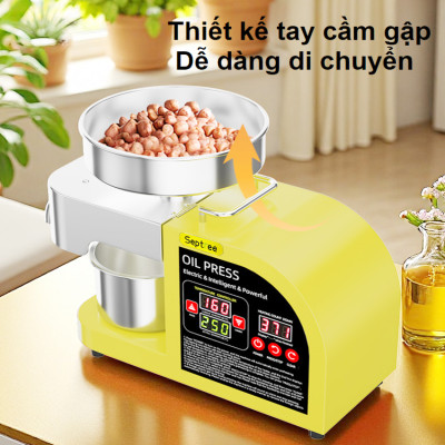 Máy ép dầu ăn thực vật dùng trong gia đình thương hiệu Mỹ cao cấp Septree X6 - Công suất 1150W - Hàng nhập khẩu (BH 1 NĂM)