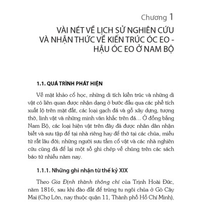 Kiến Trúc Trong Văn Hóa Óc Eo - Hậu Óc Eo Ở Nam Bộ (Tái bản)