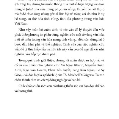 Văn Hóa Vùng Và Phân Vùng Văn Hóa Việt Nam (Tái bản 2025)