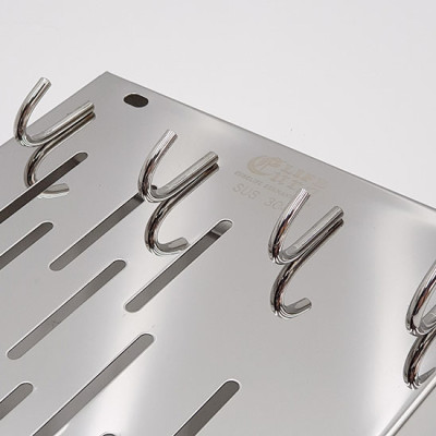 Kệ cài dao - muỗng Inox SUS 304 Eurolife EL-K6 (Trắng - bạc)