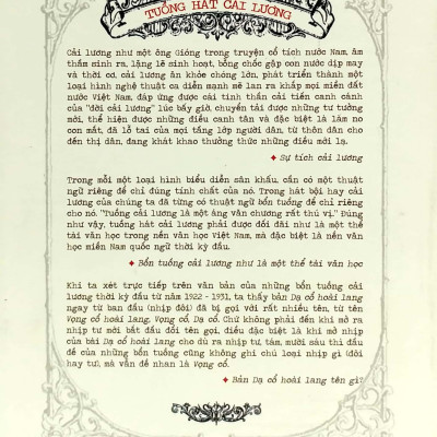 Tuồng Hát Cải Lương - Khảo & Luận - 10 Năm Bổn Tuồng Đề Yếu (1922-1931)