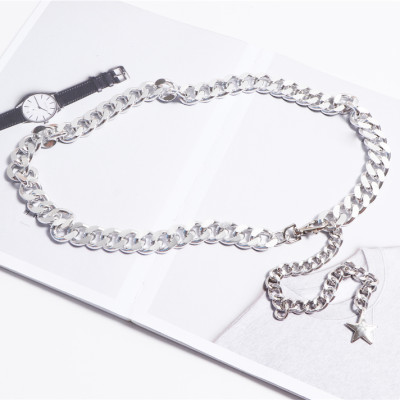 Chuỗi xích thắt lưng nam nữ titan mix ngôi sao