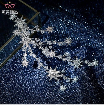 Óp cài tóc cô dâu đá hoa nhí mẫu mới t1/2023